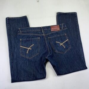 Ecko Unltd. Slim Straight Fit Jeans Mens 40x34 W40 Denim Pants Skater Y2k Grunge